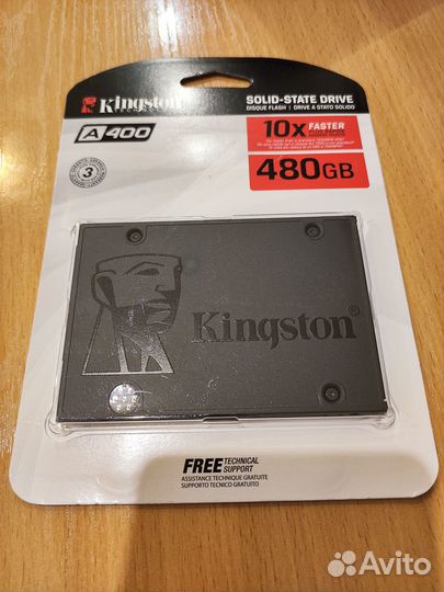 SSD Kingston на 480gb, новый