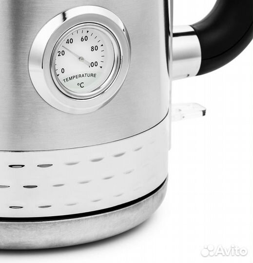 Новый чайник Kitfort кт-684 серебристый (метал)