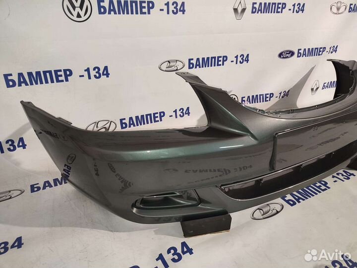 Бампер передний Хундай Акцент в цвет кузова серый