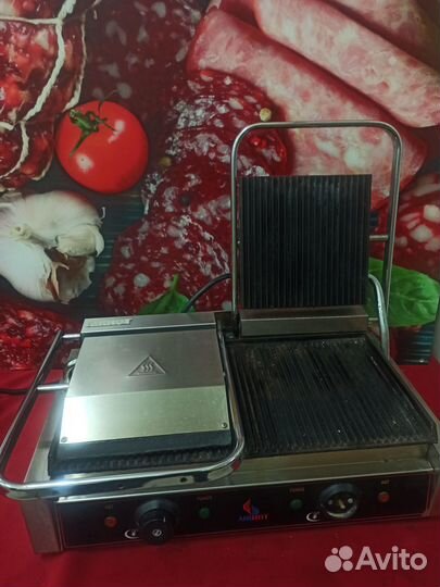 Прижимной гриль двойной