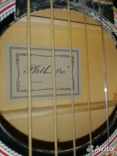 Акустическая гитара Phil Pro AS-39/BL