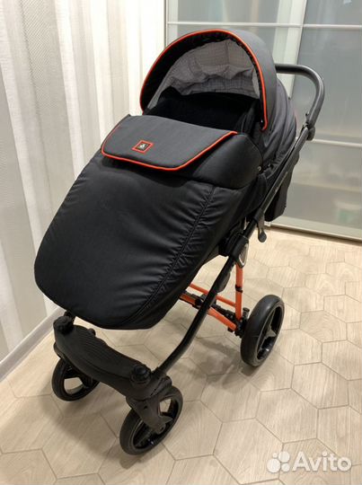 Коляска adamex cristiano fluo 2 в 1