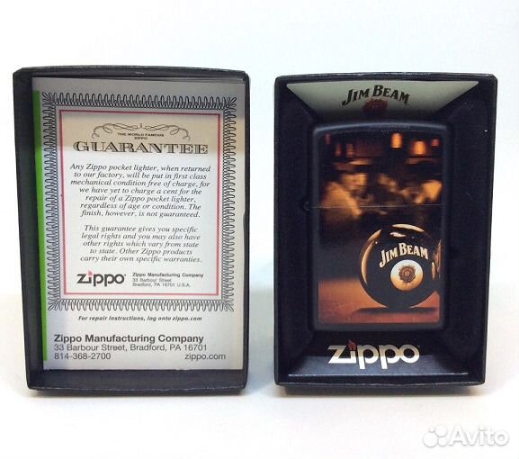 Зажигалка Zippo Jim Beam Black