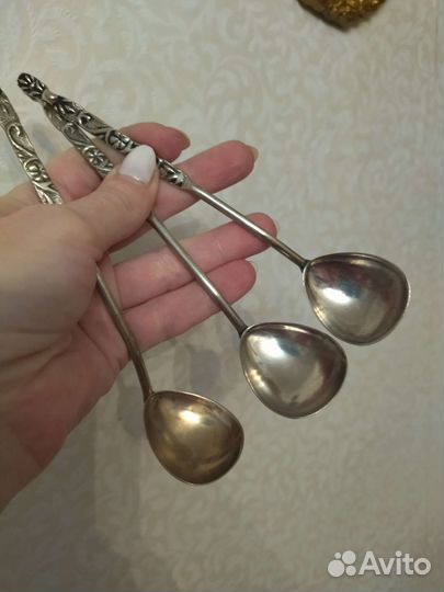 Ложки мельхиор для соуса