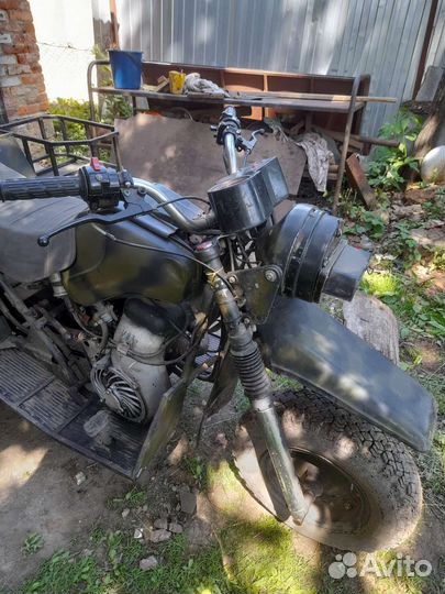 Мотоцикл Трицикл с прицепом на базе тмз