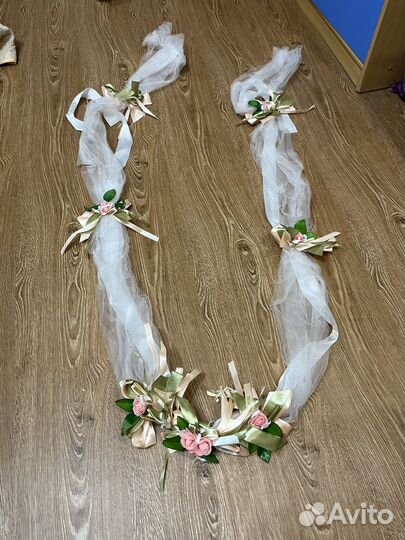 Свадебные кольца на машину