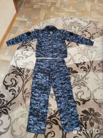 Камуфляж синяя цифра