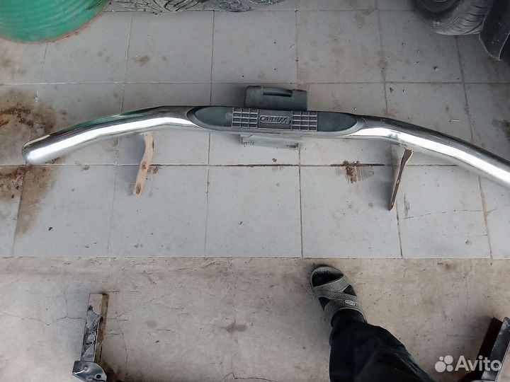 Защита заднего бампера