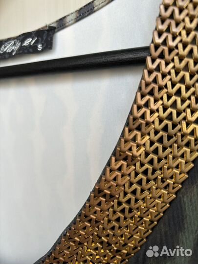 Платье леопардовое