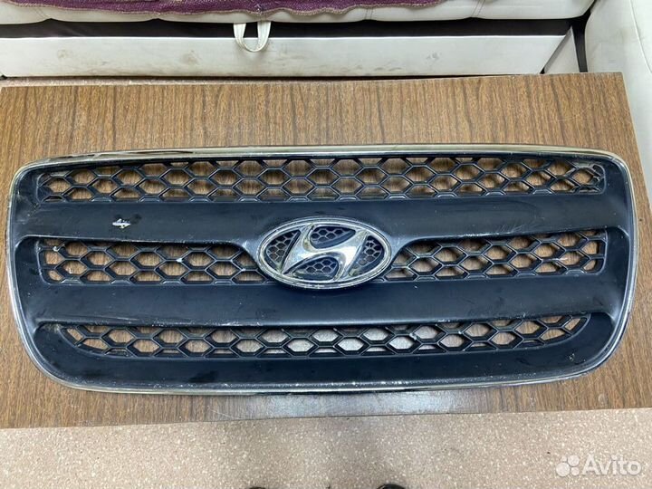 Решетка радиатор Hyundai Santa Fe 2 CM 06-12г