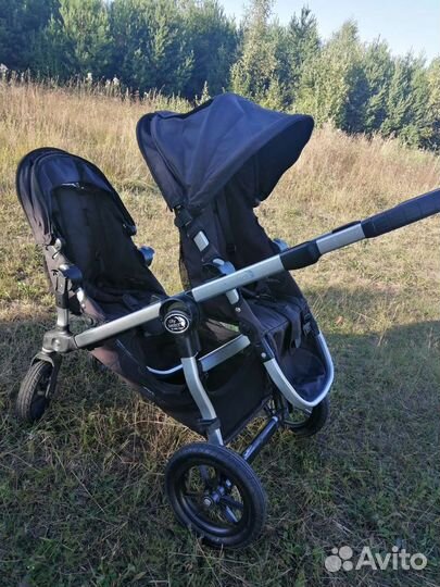 Коляска для двойни погодок baby jogger city select