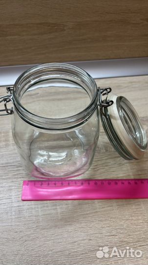 Банка стеклянная с крышкой IKEA