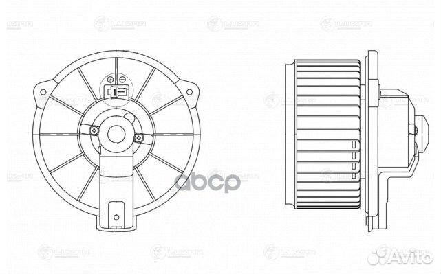 Э/вентилятор отоп. для а/м Toyota Corolla (01)