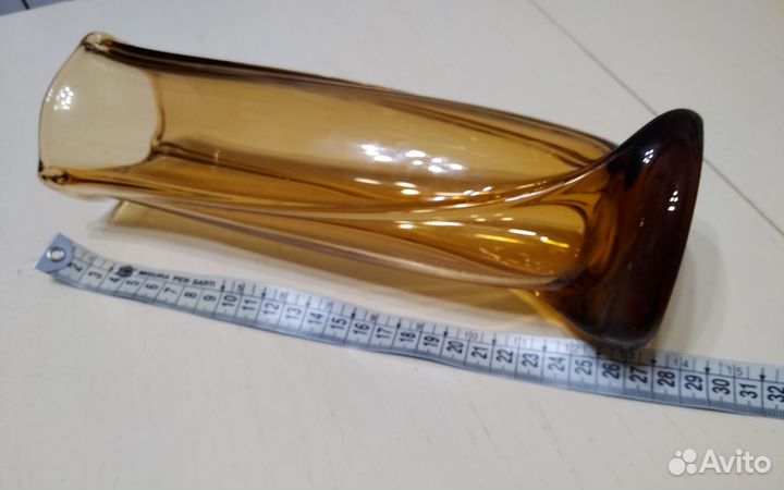 Ваза цветное стекло СССР