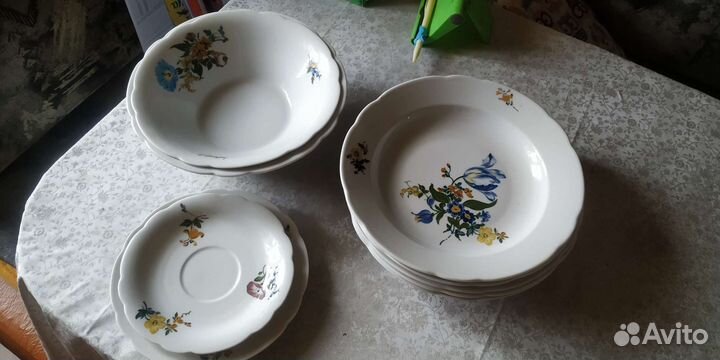 Набор столовой посуды фарфор на 6 персон