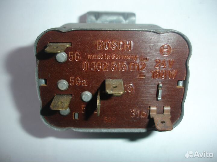 Bosch 0332515012 Реле ближнего света 24v 150w