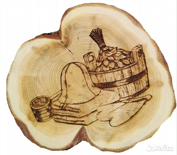 Подстаканник из можжевельника