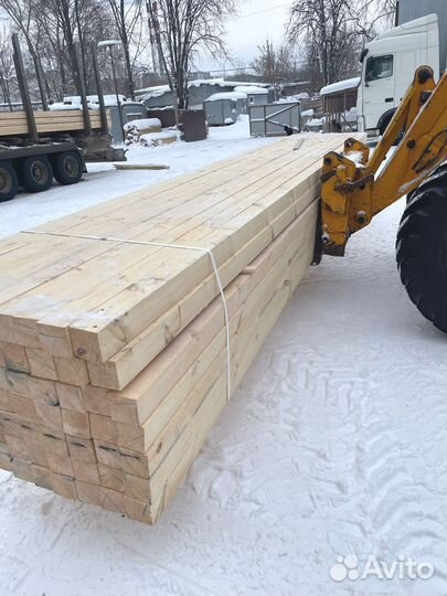 Доска обрезная 40х150х6000мм от производителя