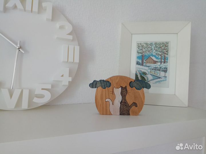 Семейный пазл из дерева