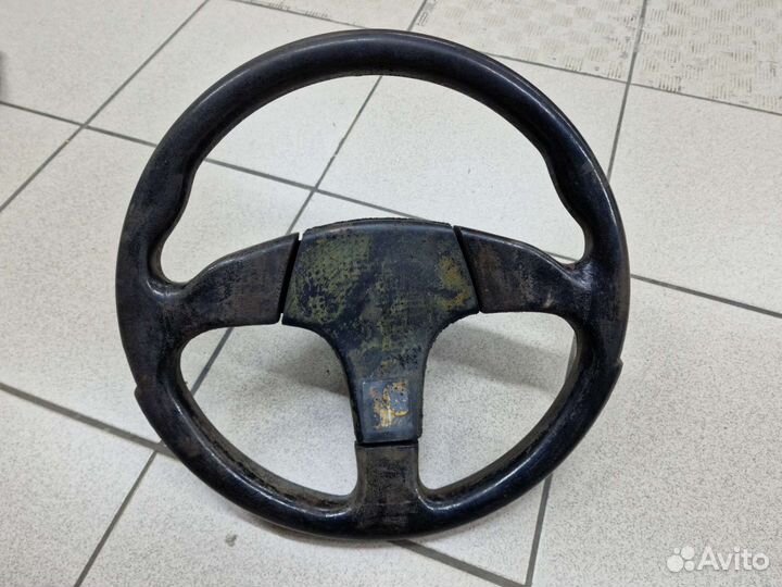 Руль с переходником (Три спицы) тонкий вал Audi