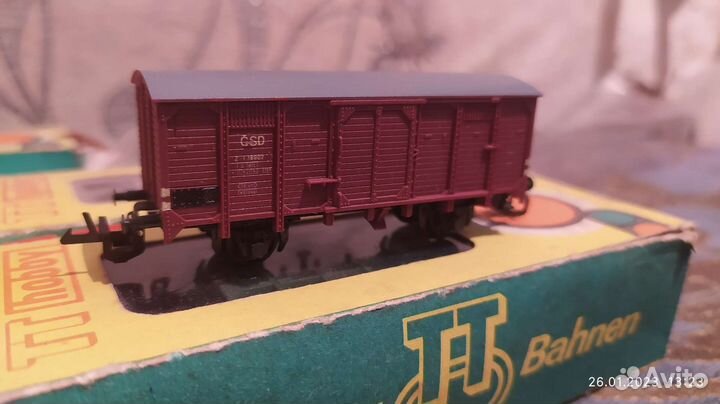 Модель вагона tt 12мм