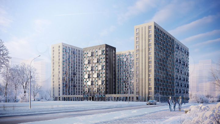 2-к. квартира, 57,5 м², 13/17 эт.