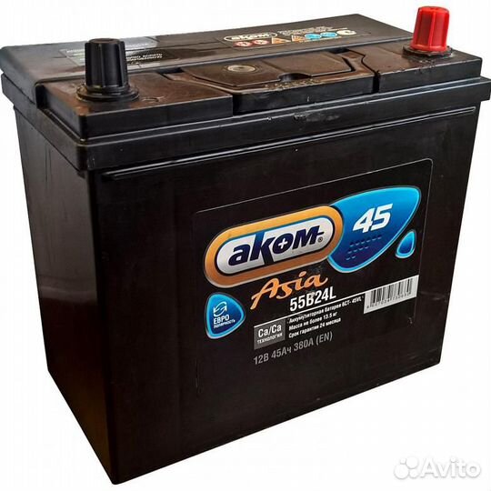 Аккумулятор 6-ст 45 Аком на nisan march