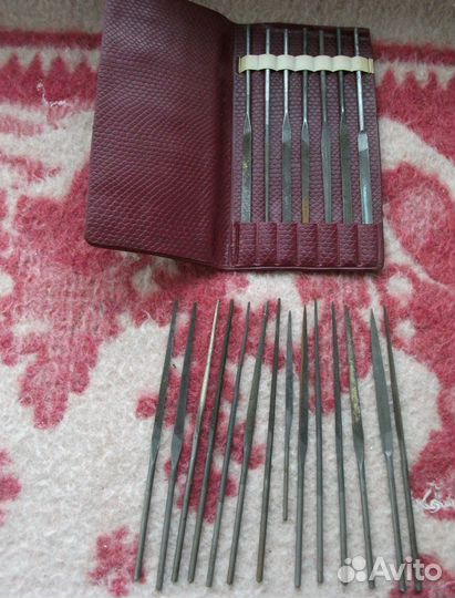 Набор надфилей и надфили из СССР. Цена за всё