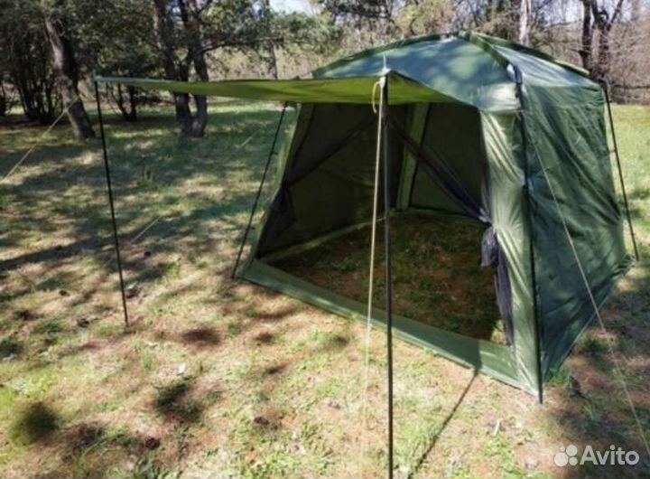 Тент шатер с москитными сетками и полом
