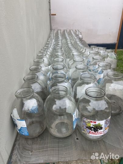 Банки стеклянные 3 литра 20 р