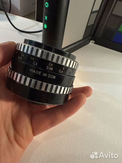 Объектив Carl Zeiss Jena Pancolar 50 1.8 zebra