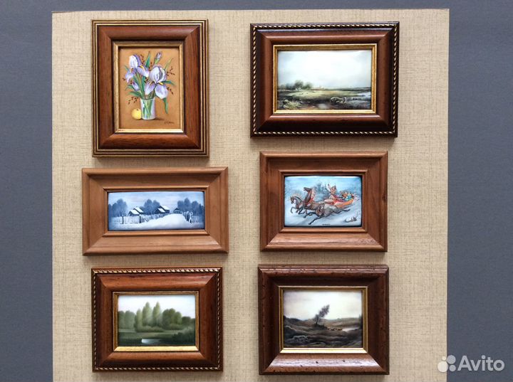 Большой выбор миниатюр на эмали