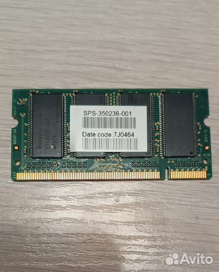 Оперативная память DDR 256mb 333Mhz PC2700s