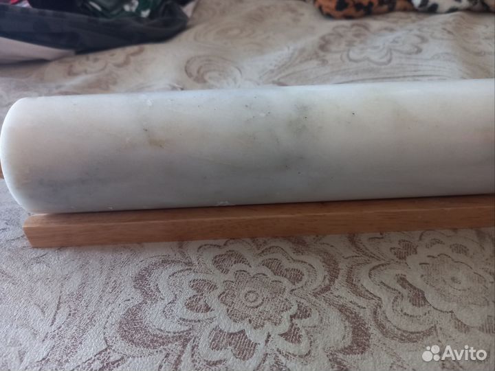 Скалка для теста мраморная