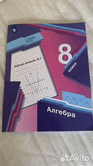 Алгебра рабочая тетрадь 8 класс 2 часть