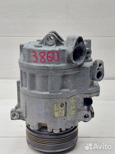 Компрессор кондиционера Bmw X5 E53 3.0D M57N 2006