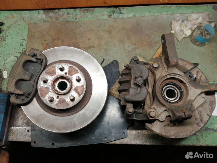 Передние кулаки на Субару