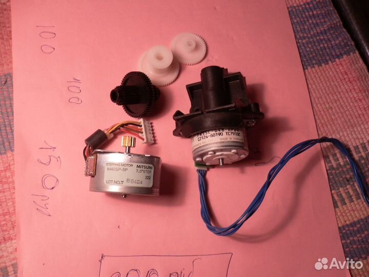 Двигатели от принтера, сканера, копира. Шаговый дв