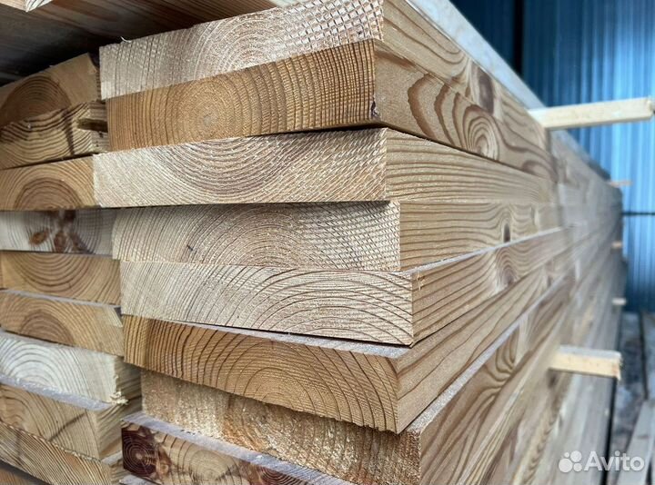 Брус обрезной 100х100х6000мм 1 сорт ГОСТ