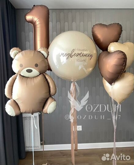 Воздушные шарики. Гелиевые шары на выписку