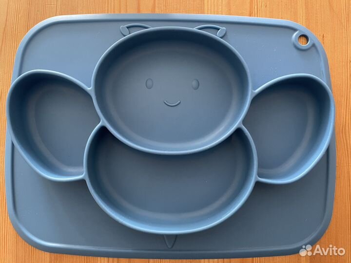 Детская тарелка силиконовая