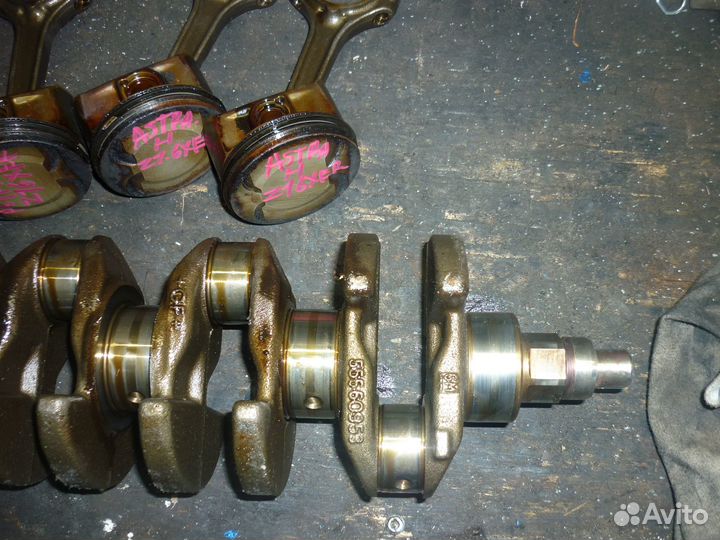 Коленвал / шатну на опель астра н 1,6 z16xer