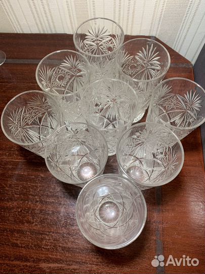 Хрустальные фужеры бокалы СССР