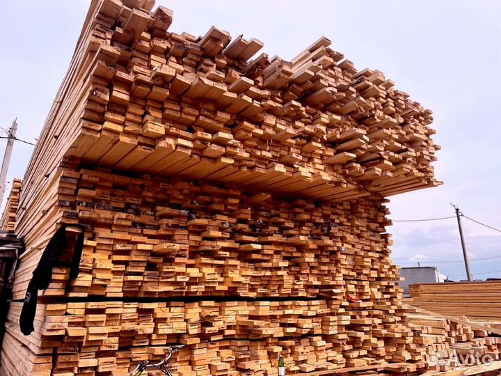 Доска обрезная 50х200х6000мм 1 сорт ГОСТ