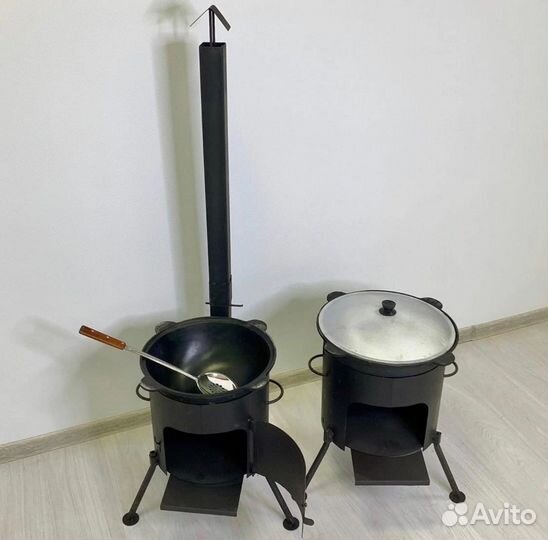 Казан 16 литров + печка + шумовка