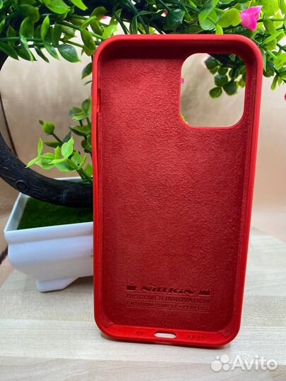 Чехол-накладка iPhone 12 mini красный (Nillkin)
