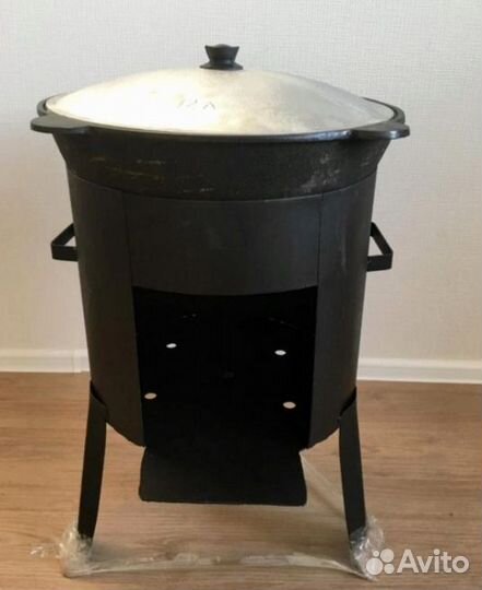 Казан и печь комплект