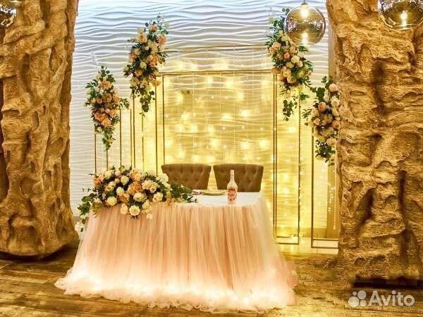 Оформление свадебного зала