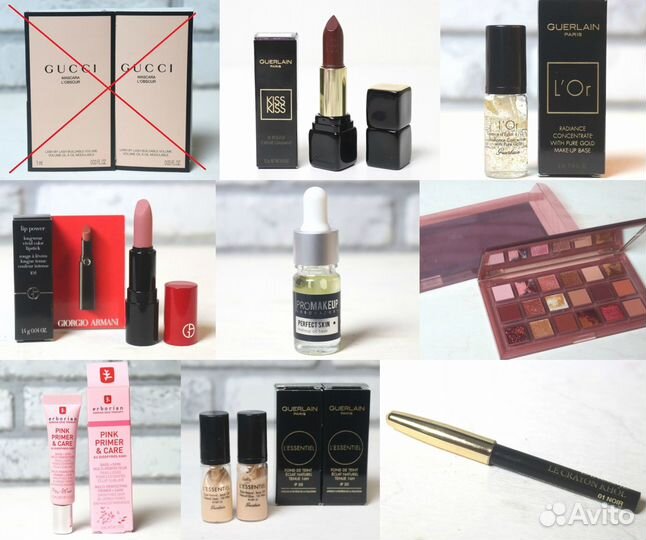 Косметика Gucci Nars Givenchy Guerlain Estee и др