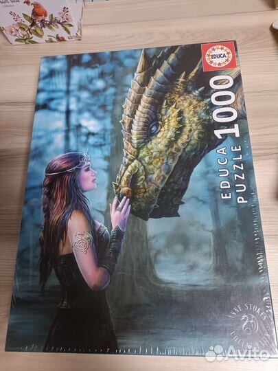 Пазл Educa Девушка и дракон